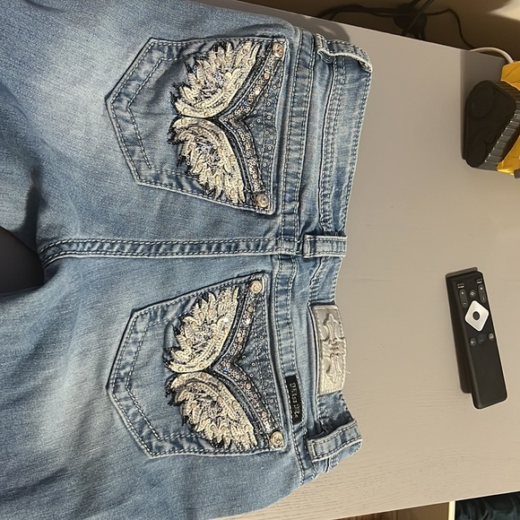 MISS ME. Size 30 straight leg jeans. - Picture 3 of 5